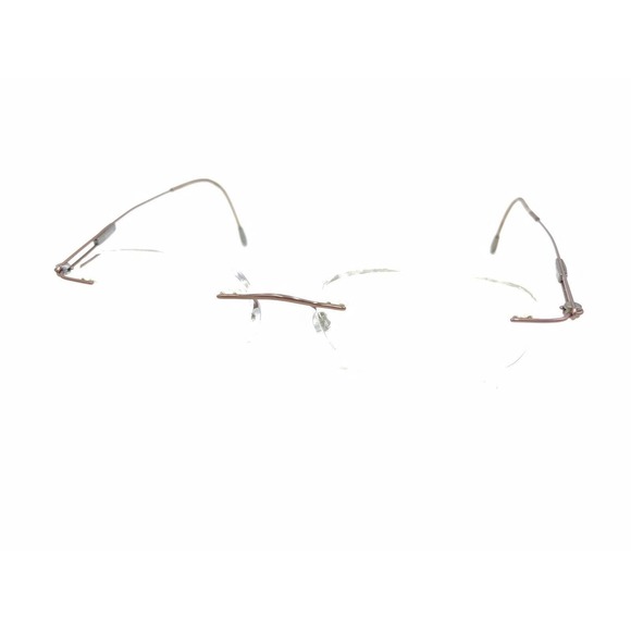 Silhouette 7534 40 6083 Titanium Brown Rimless Eyeglasses Frames 19 140 Austria - Picture 8 of 13